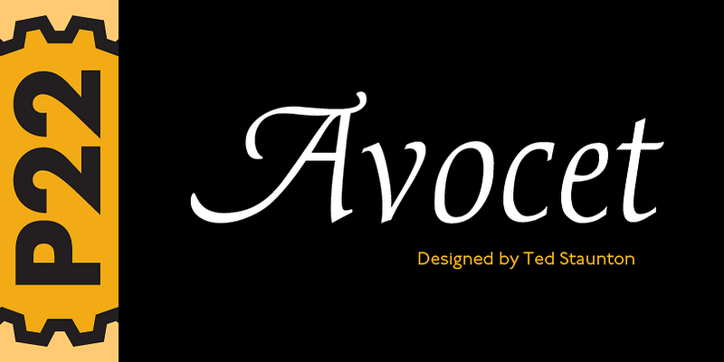 P22 Avocet Pro Font Free Download Free Download