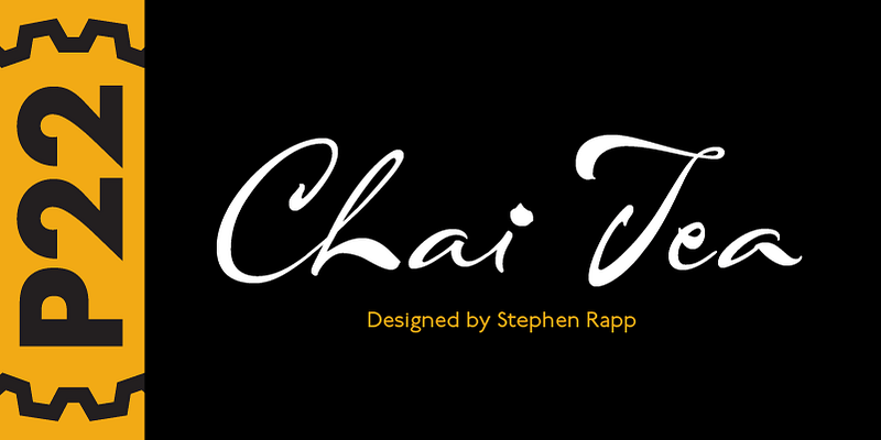 P22 Chai Tea Pro Font Free Download Free Download