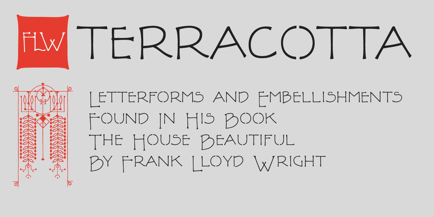 P22 FLW Terracotta Font Free Download