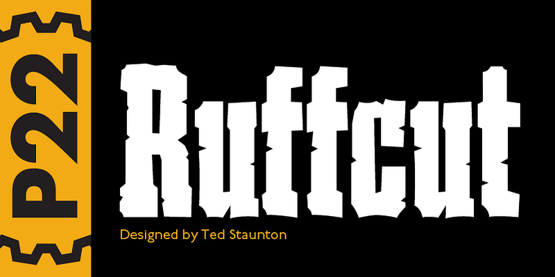 P22 Ruffcut Font Free Download Free Download