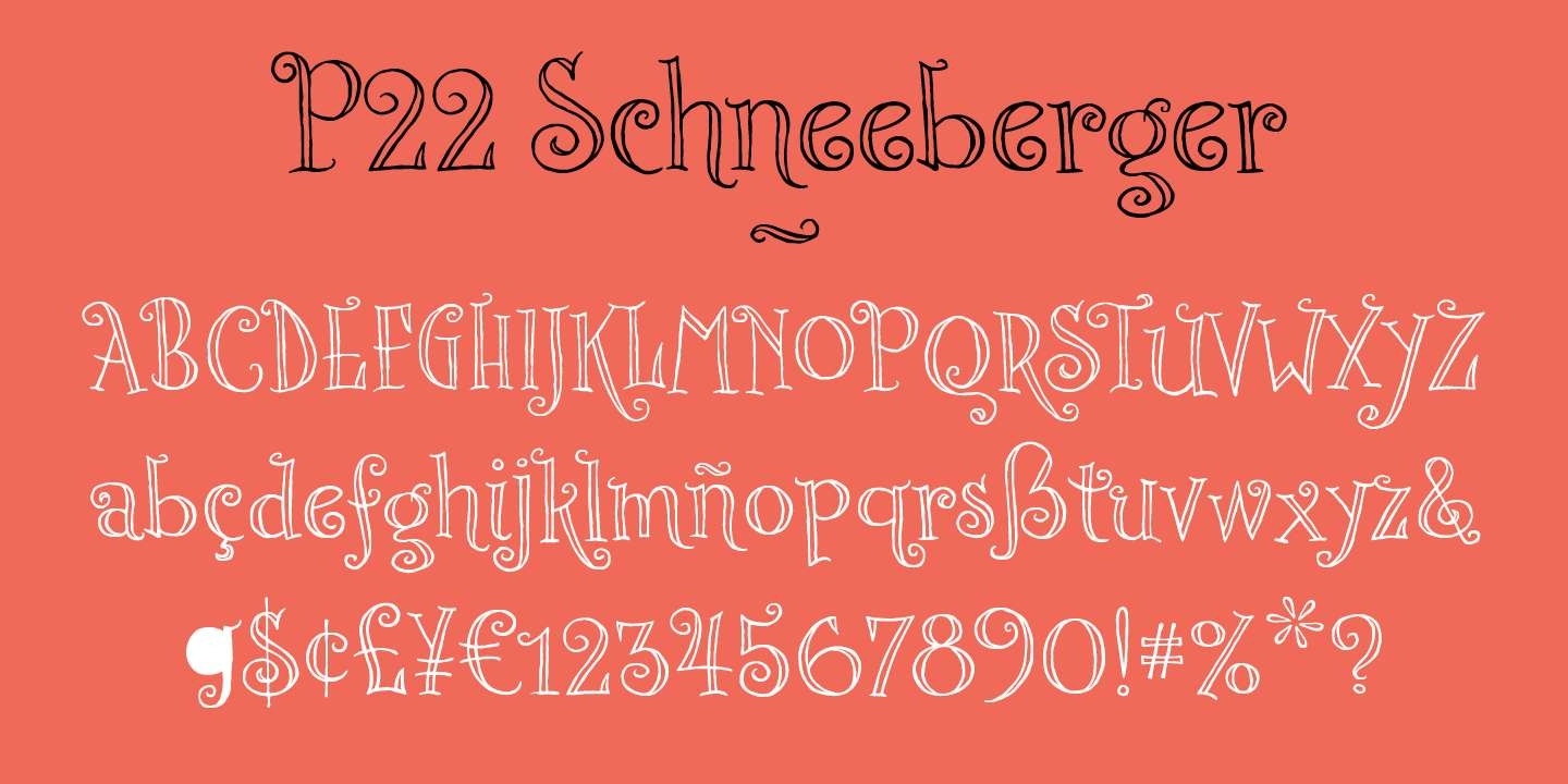 P22 Schneeberger Font Free Download