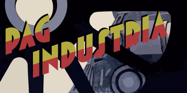 PAGIndustria Font Free Download