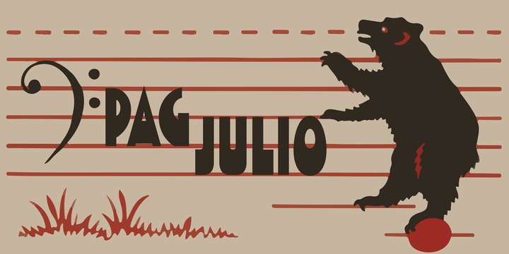 PAGJulio Font Free Download