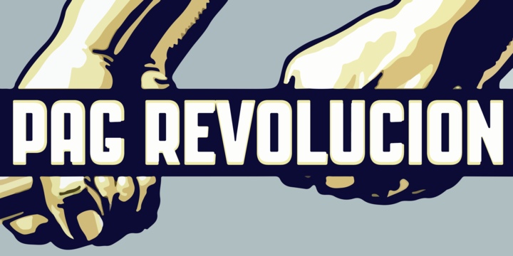 PAG Revolucion Font Free Download