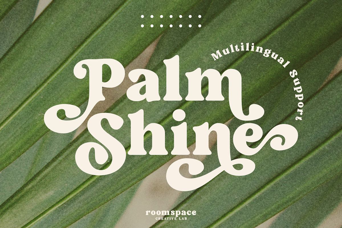 Palm Shine - Bold Swirl Serif Free Download Free Download