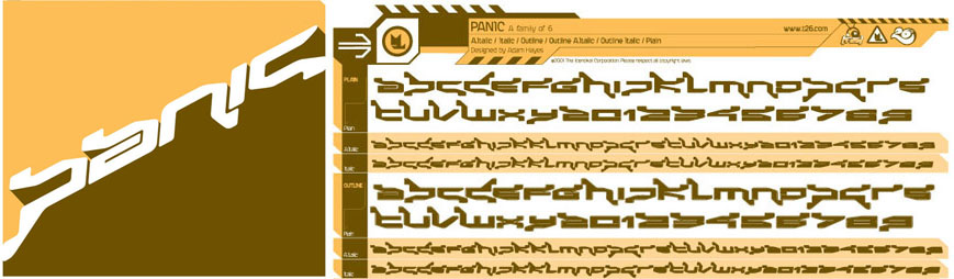 Panic Font Free Download