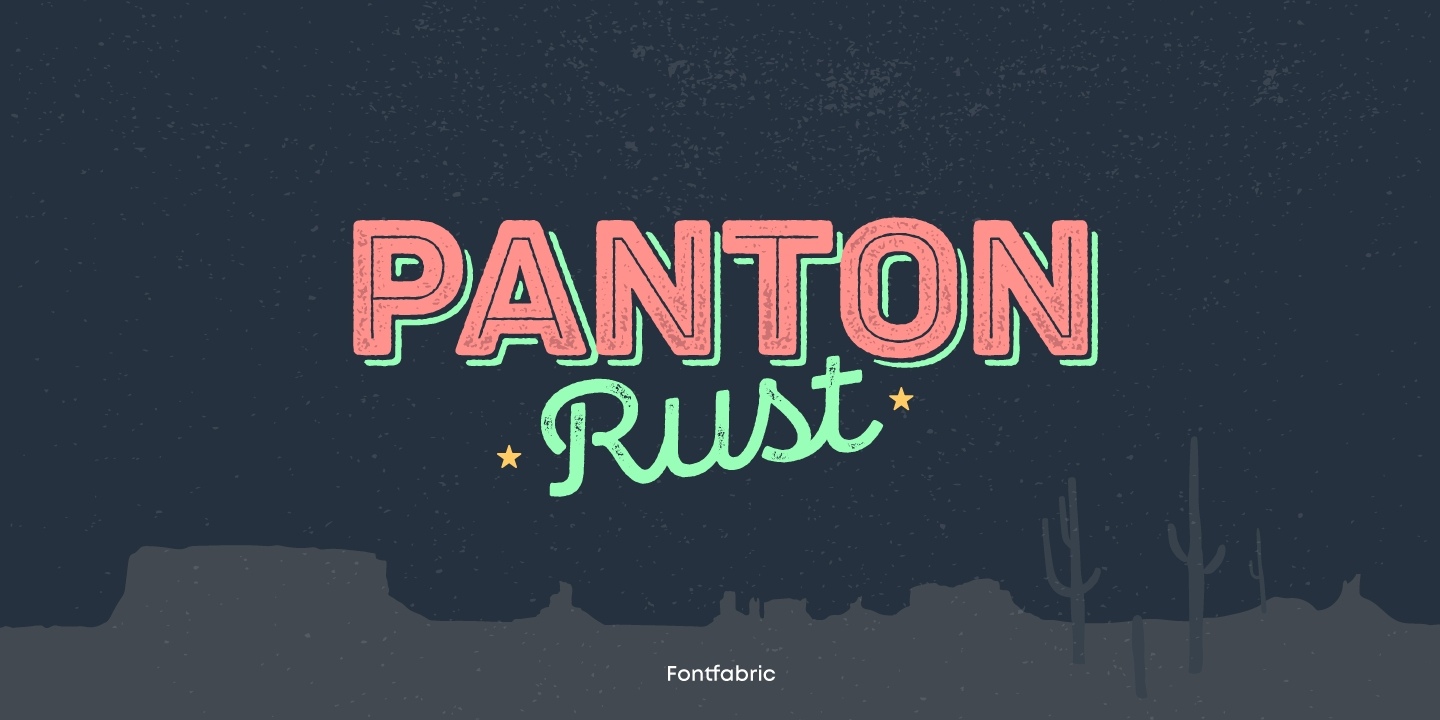 Panton Rust & Panton Rust Script Font Free Download