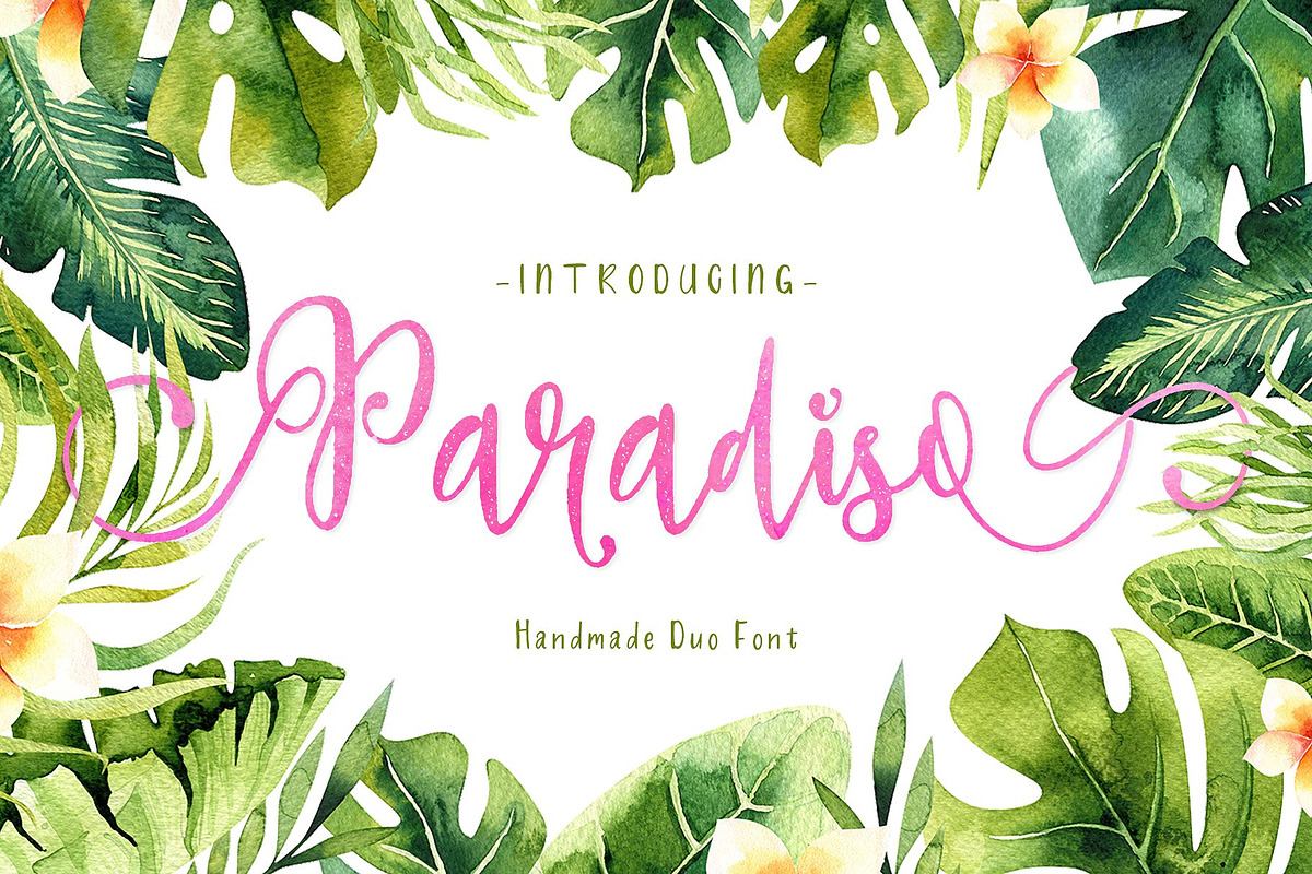 Paradiso - Fonts Duo Free Download Free Download