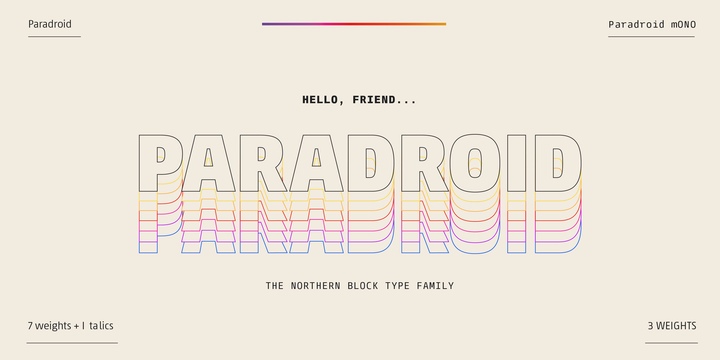 Paradroid Font Free Download