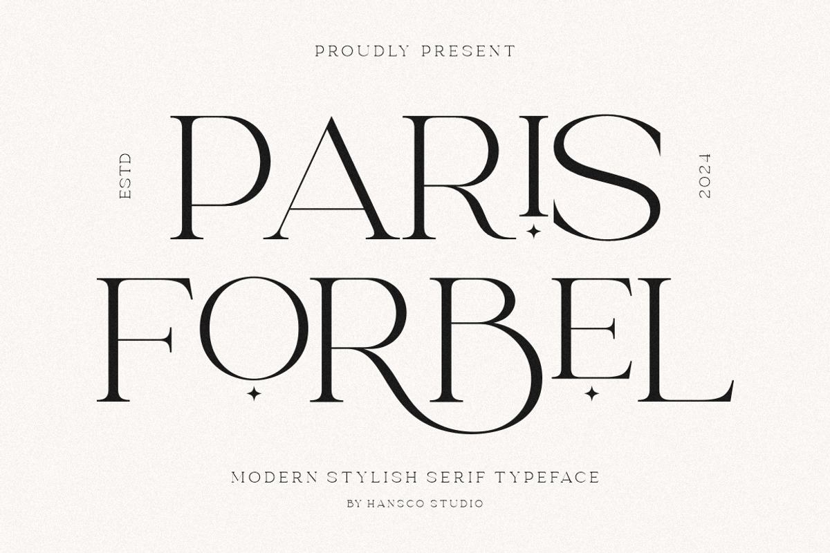 Paris Forbel - Modern Font Free Download Free Download