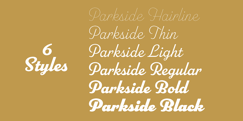 Parkside Font Free Download