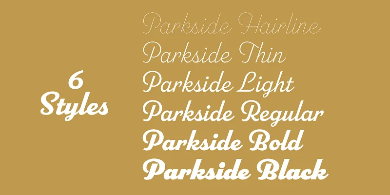 Parkside Font
