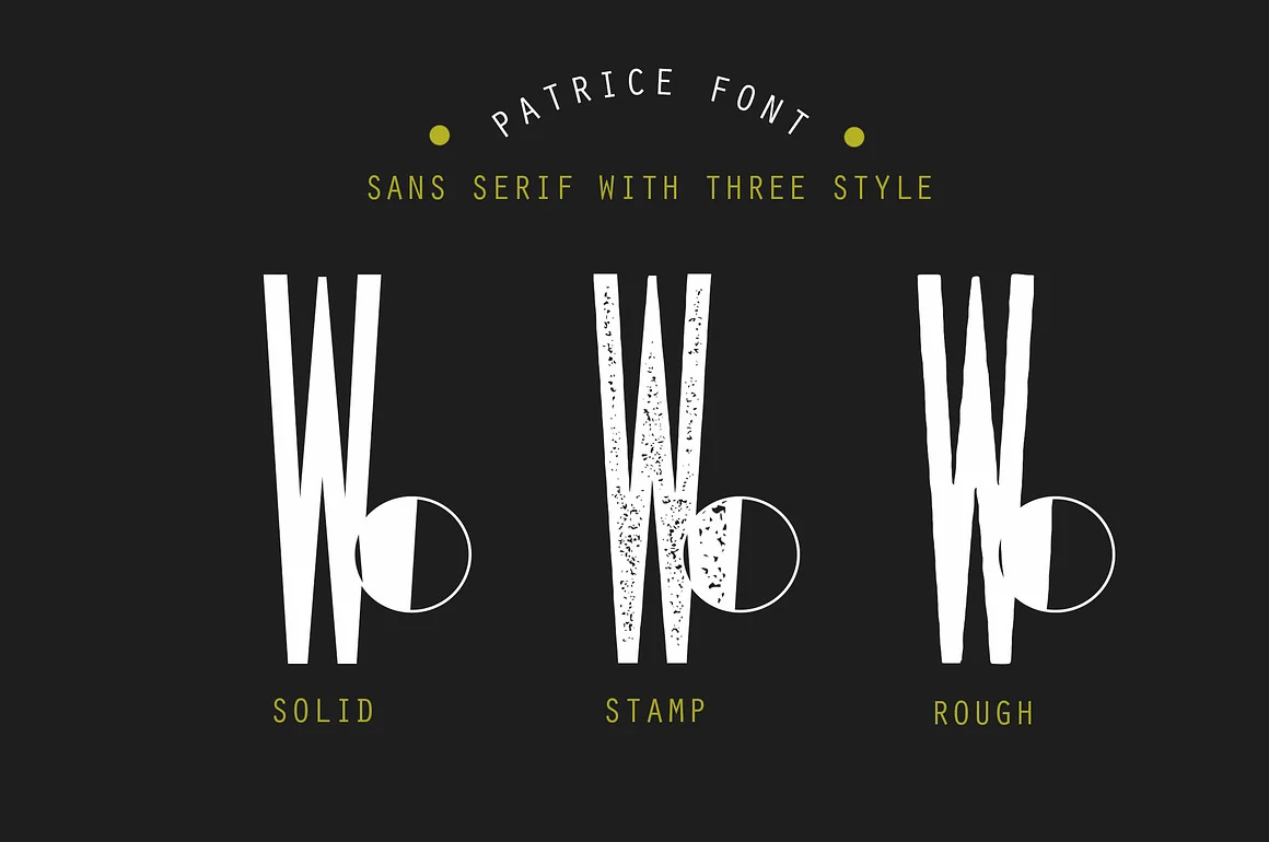 Patrice | Sans Serif Font