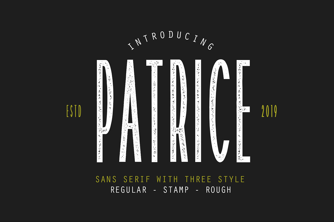 Patrice | Sans Serif Font Free Download