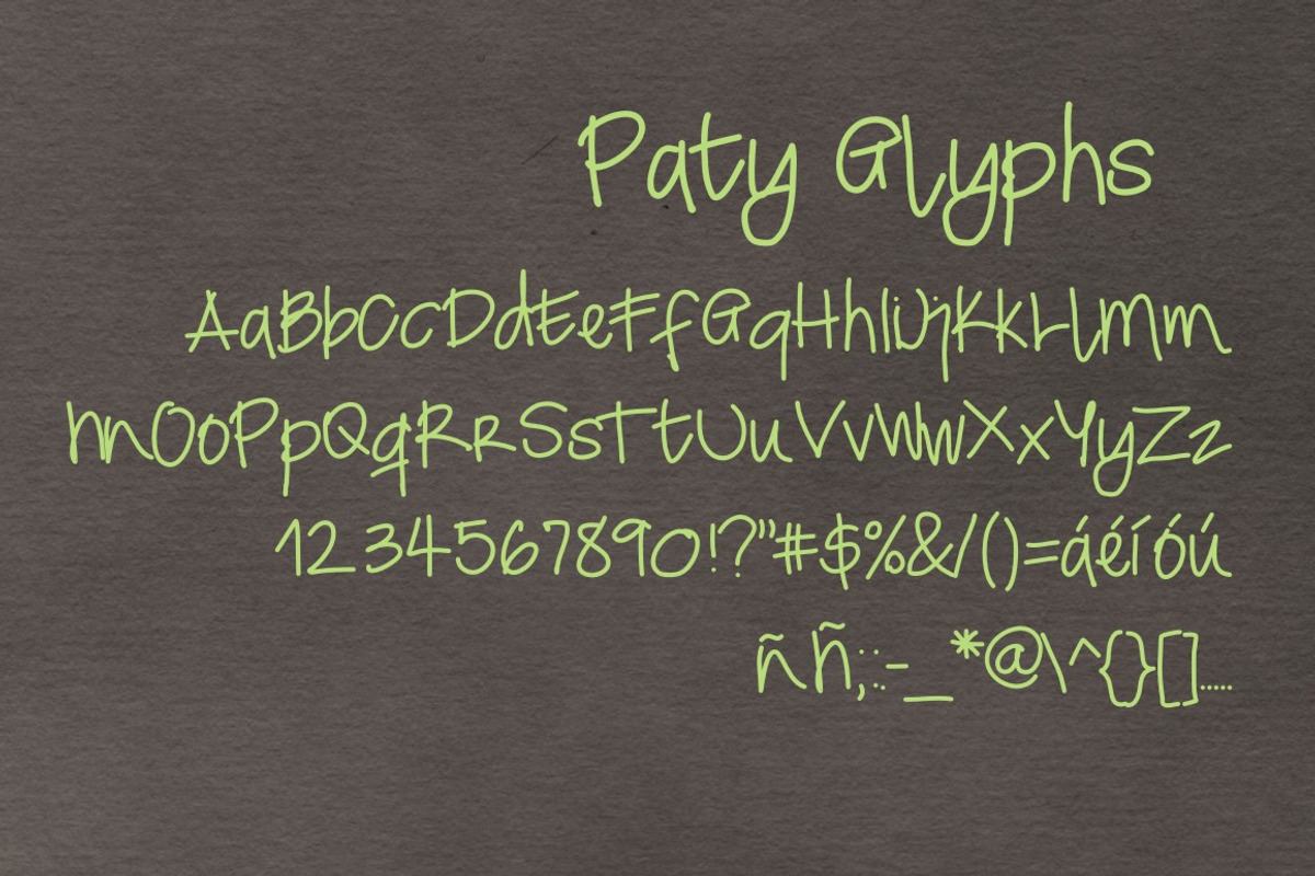 Paty Font Free Download Free Download