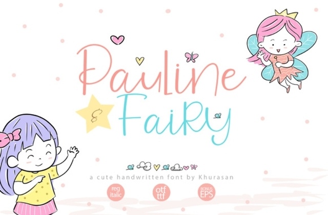 Pauline and Fairy Font Free Download