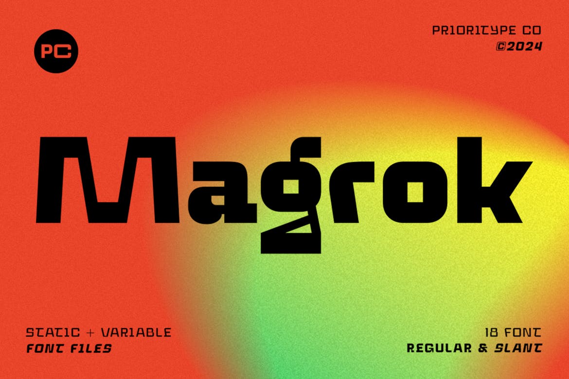 PC Magrok - Font Family Free Download