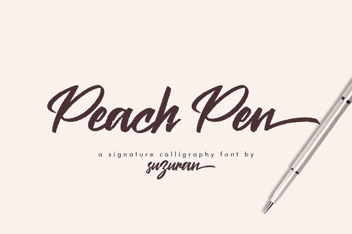 Peach Pen Script Font Free Download