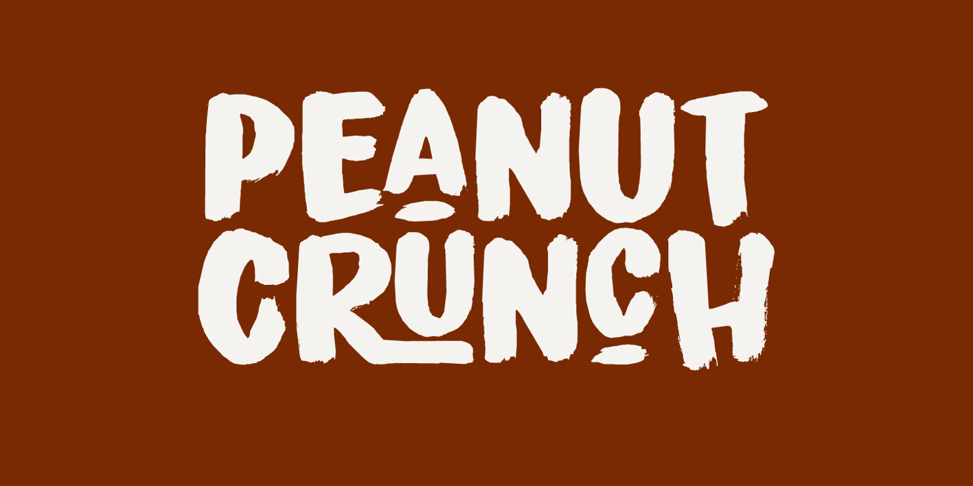 Peanut Crunch Font Free Download