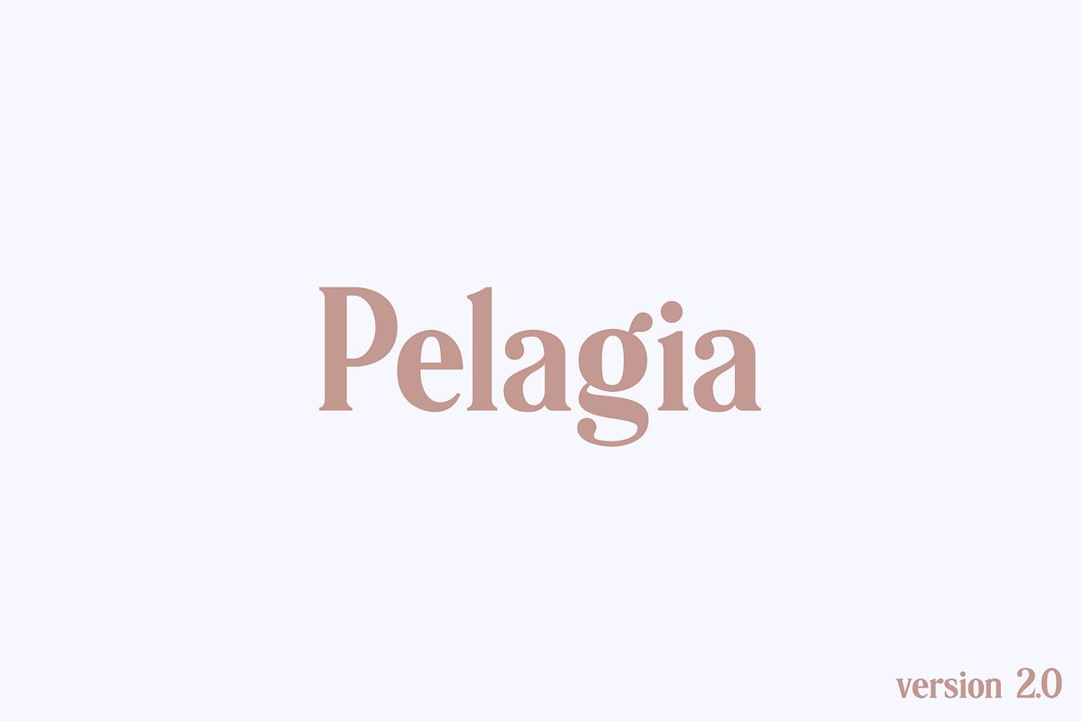 Pelagia - Modern Classic Serif Free Download Free Download