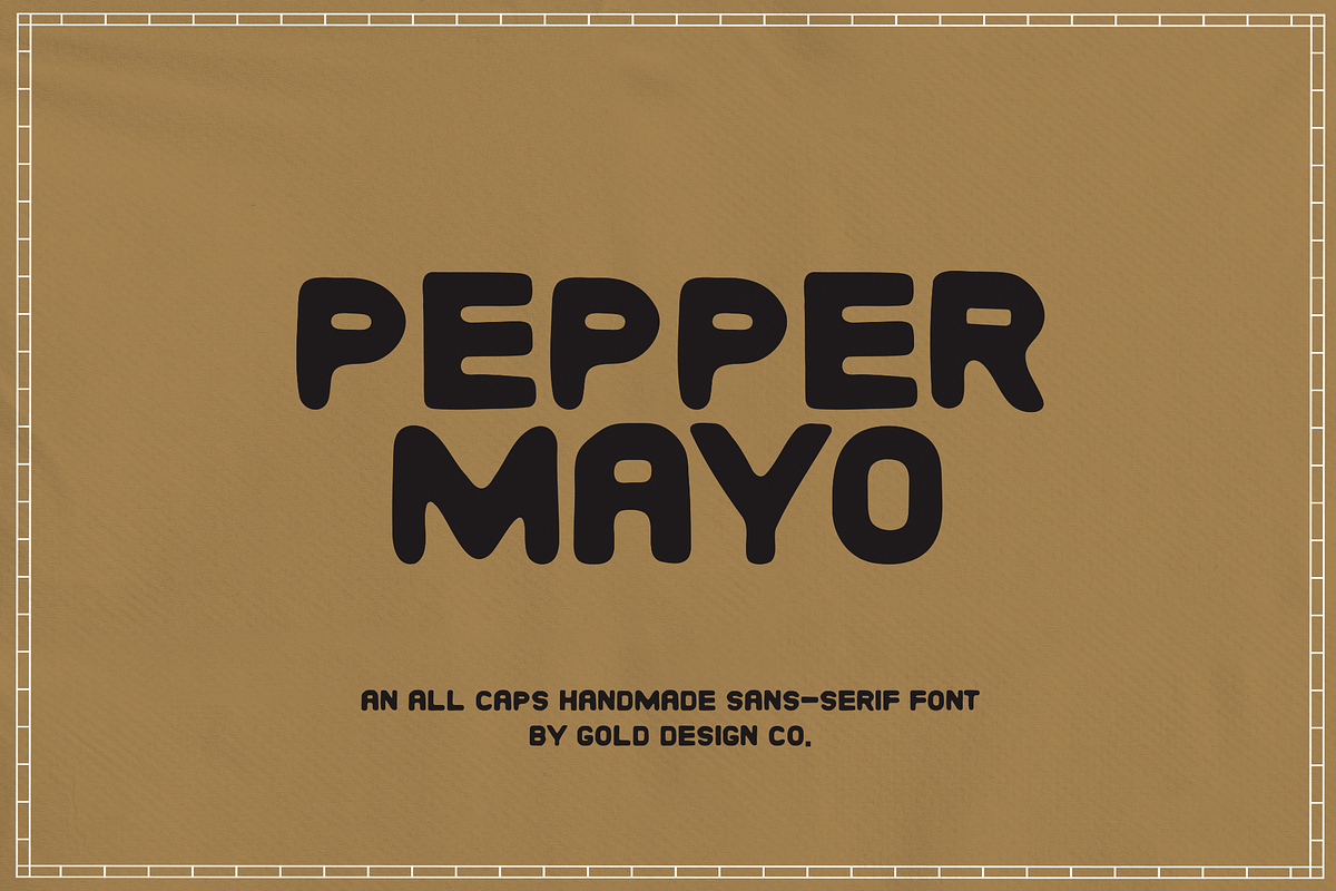 Pepper Mayo | Handmade Sans-Serif Free Download Free Download