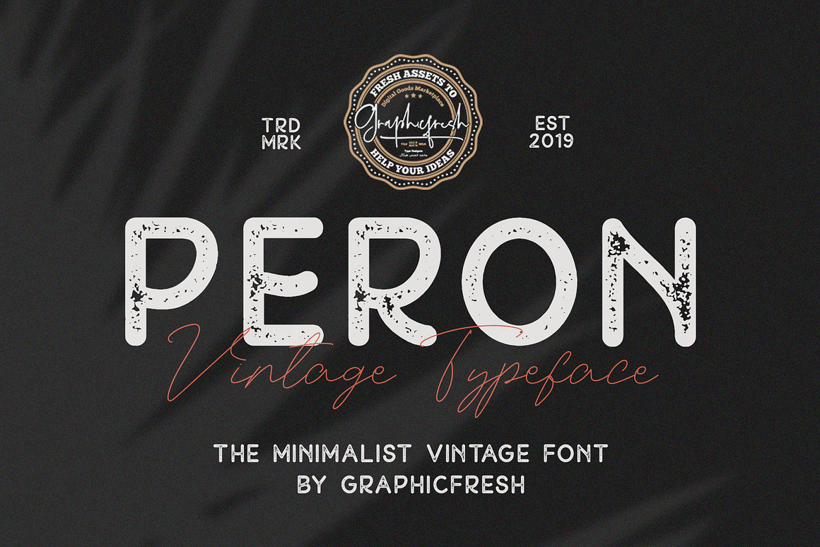 Peron - Modern Vintage | 4 Fonts Free Download