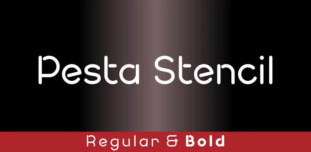 Pesta Stencil Demo Font Family Free Download