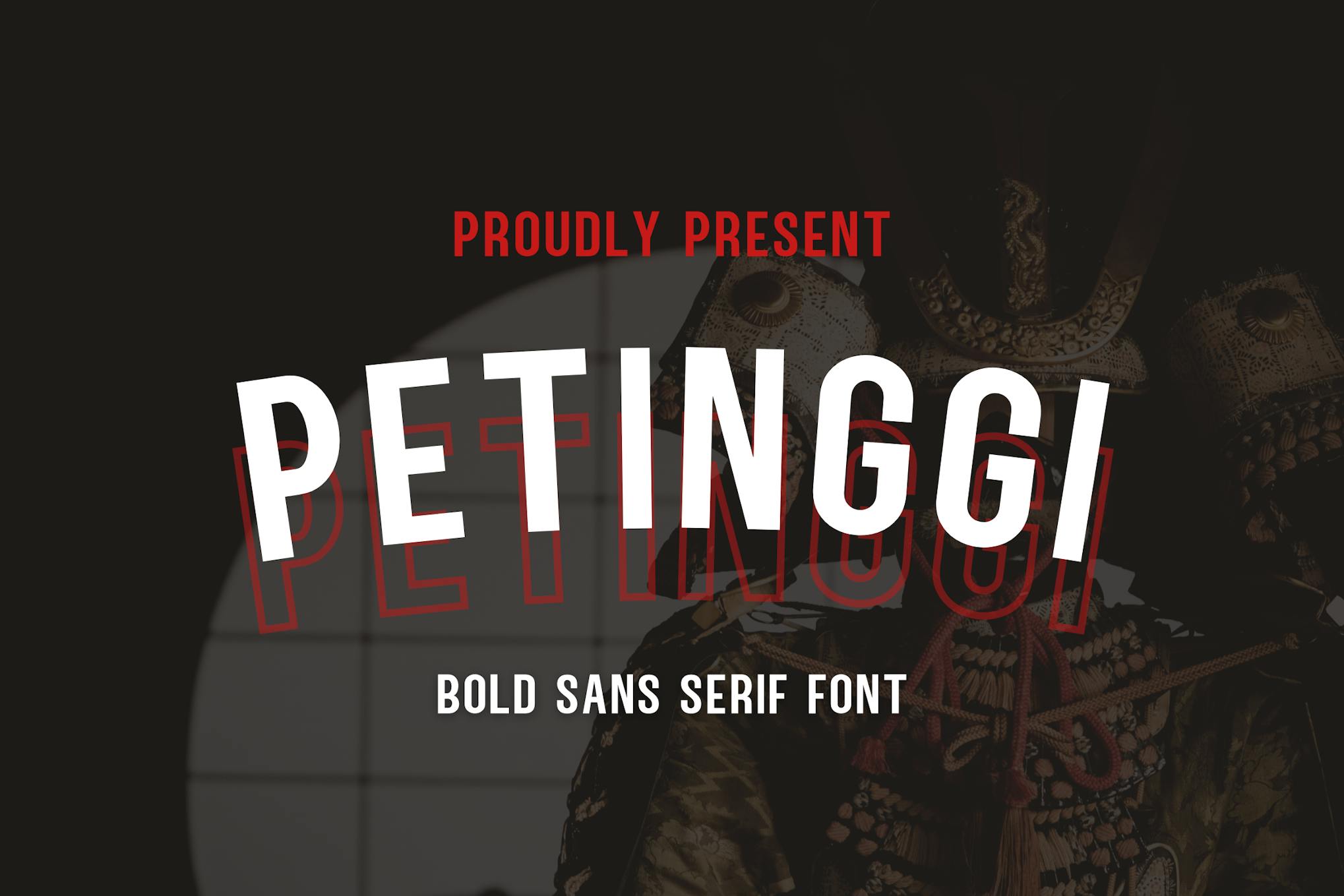 Petinggi | Bold Sans Serif Font Free Download