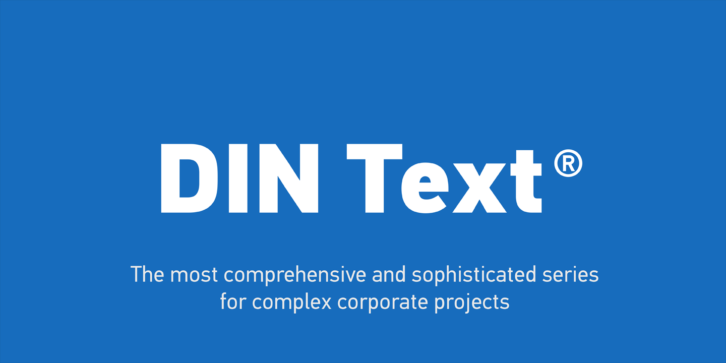 PF DIN Text Free Download Free Download