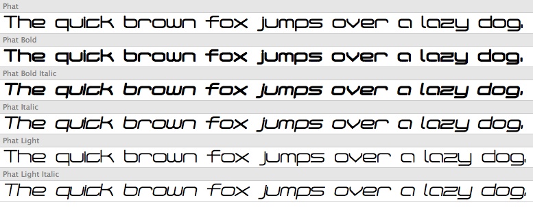 Phat Font Free Download