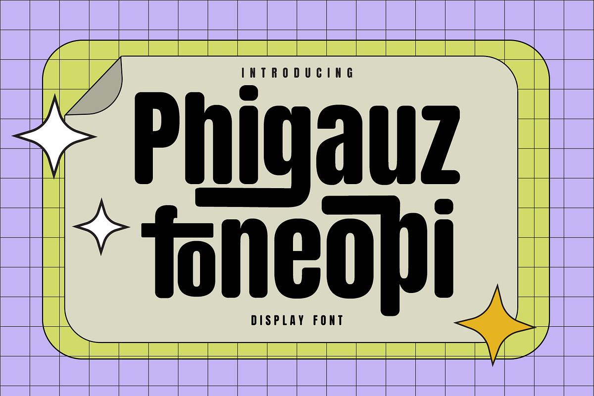 Phigauz Foneopi Sans Serif Rounded Free Download Free Download