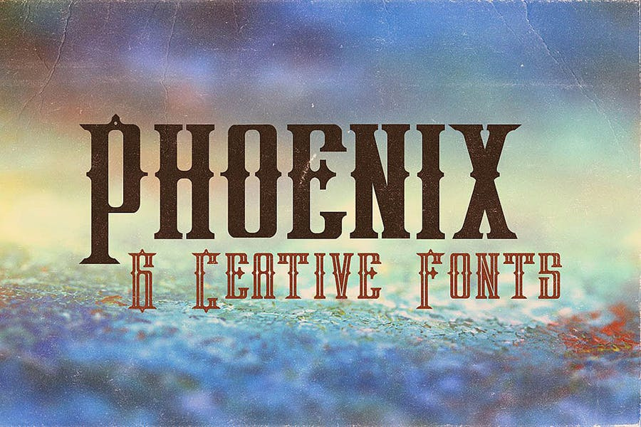 Phoenix Typeface Font Free Download