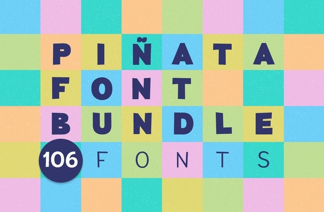 Pinata Font Bundle 106 Font Free Download