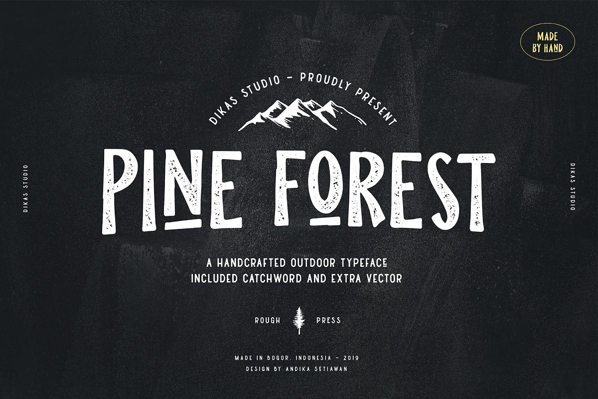 Pine Forest Font Free Download