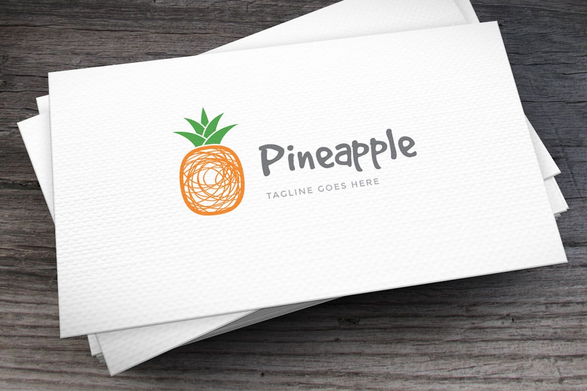 Pineapple Logo Template Free Download