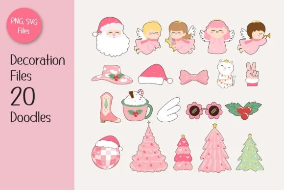 Pink Christmas Font