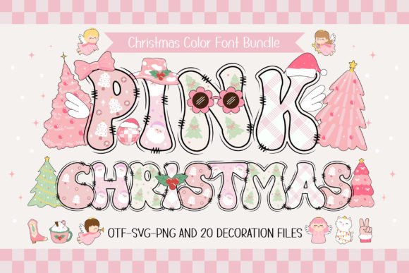 Pink Christmas Font Free Download