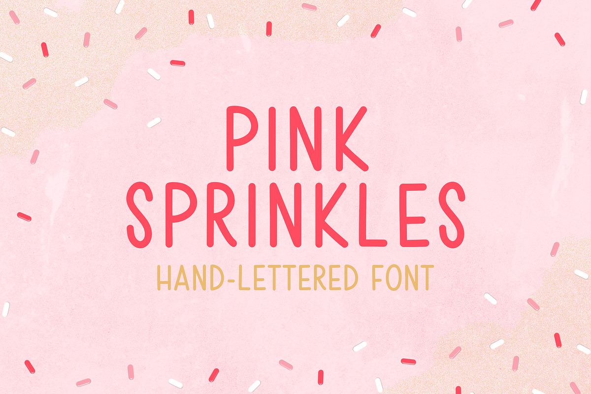 Pink Sprinkles Handwritten Font Free Download Free Download