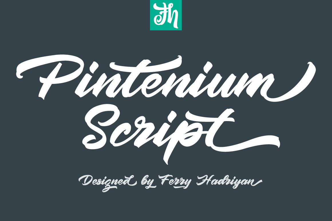 Pintenium Script Font Free Download