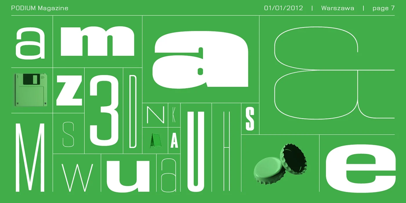 PODIUM Sharp Font