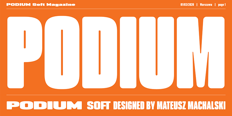 Podium Soft Variable Font Free Download Free Download