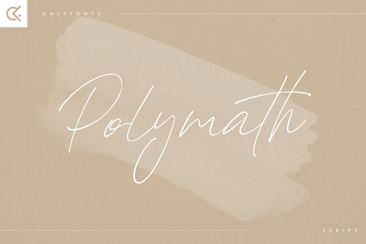 Polymath - organic script font Free Download Free Download