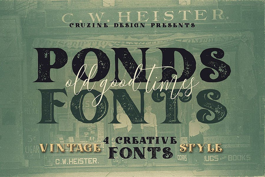 Ponds Typeface Font Free Download