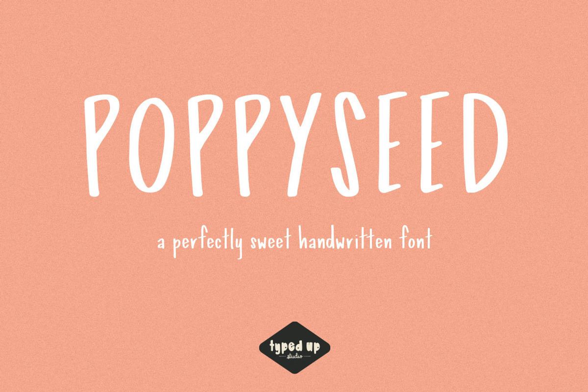 Poppyseed | Handwritten Sans Font Free Download Free Download