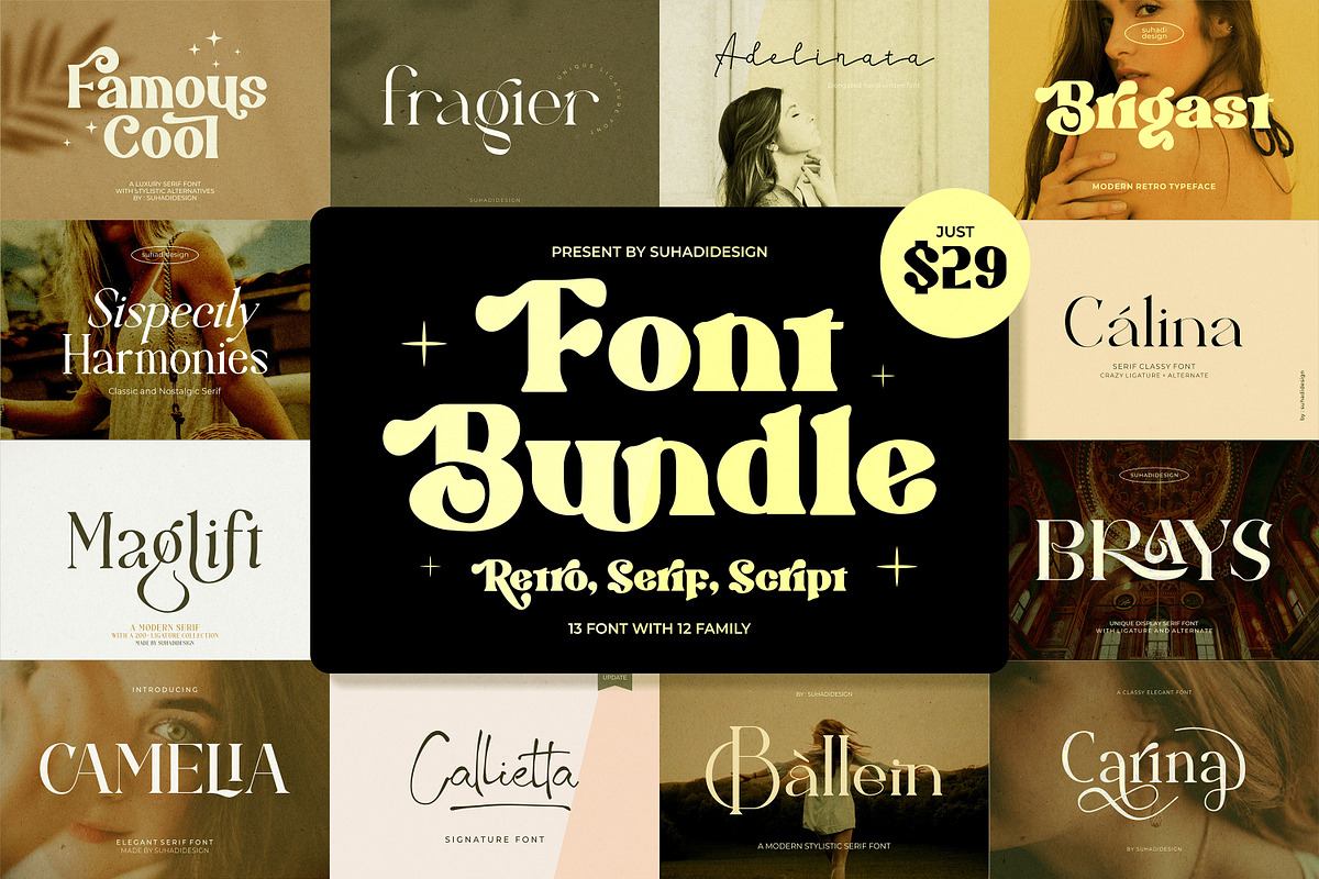 Popular Font Bundle Best Selling Free Download Free Download