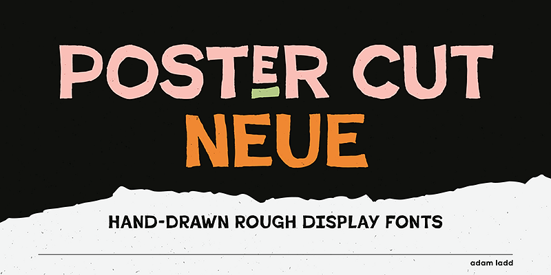 Poster Cut Neue Font Free Download Free Download