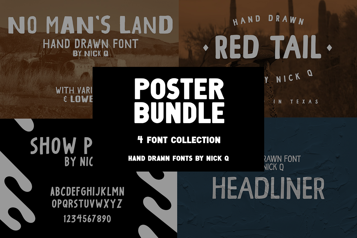 Poster Font Bundle Free Download Free Download