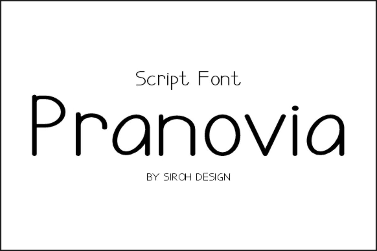 Pranovia Font Free Download Free Download