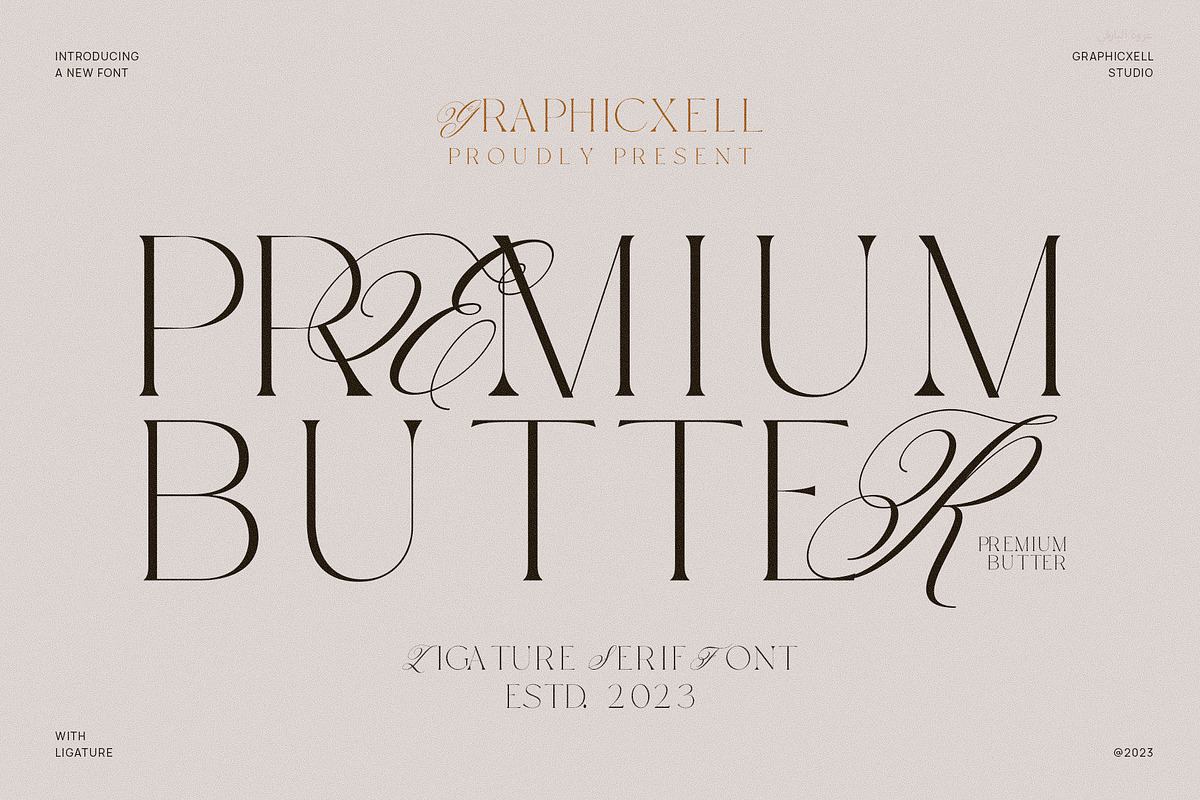 Premium Butter Elegant Serif Font Free Download Free Download