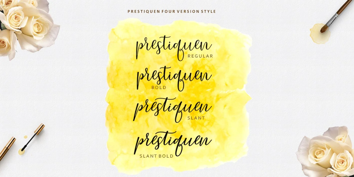 Prestiquen Script Font
